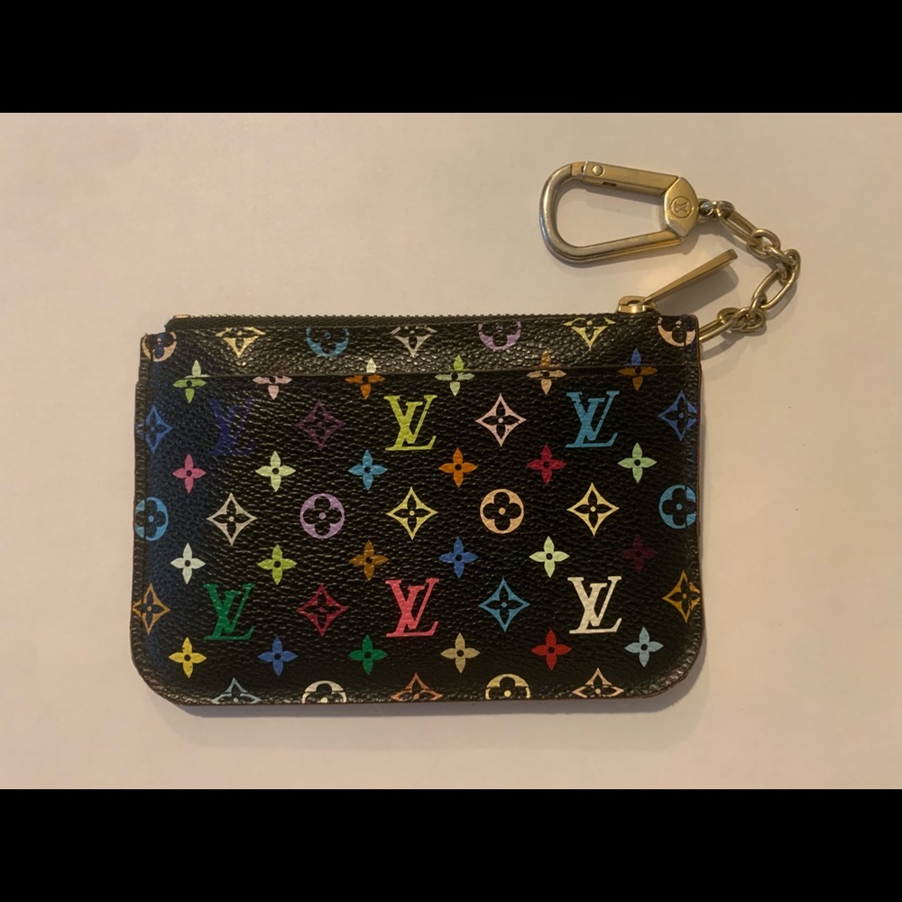 Louis Vuitton Monogram multicolor Pochette Cles key chain - Picture 2 of 4